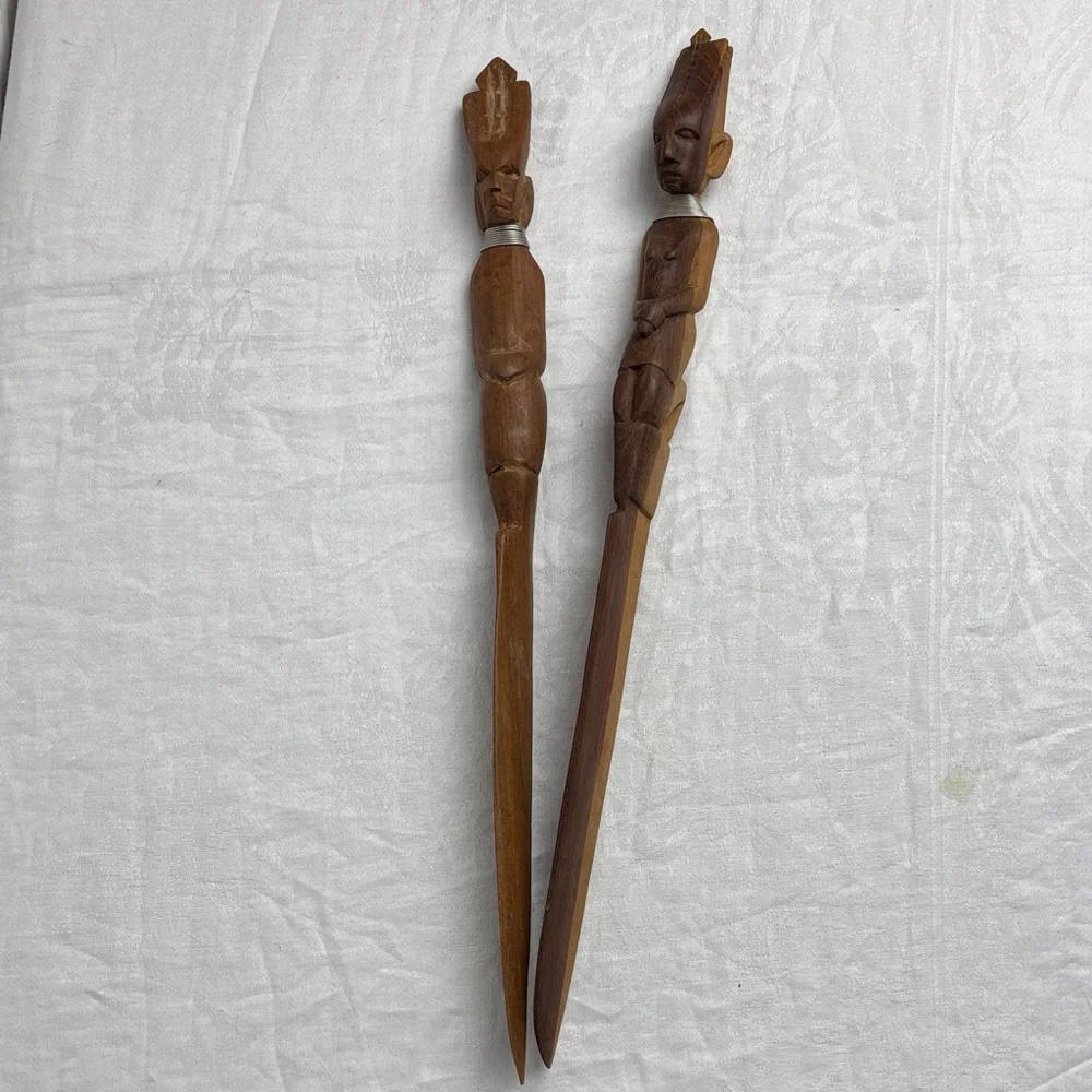 Indigenous African Wood Hand Carved Letter Openers